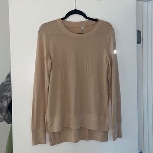 Alo Yoga shirt/pullover - size XS - tan